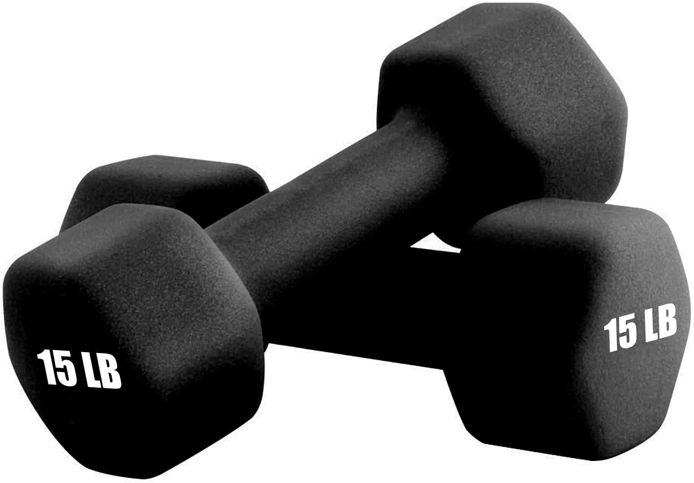 Portzon Neoprene Dumbbells Set of 2, 10 Color Options Available