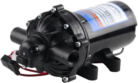 Everflo EF5500-BOX 5.5GPM 12V Diaphragm Pump for Fluid Transfer