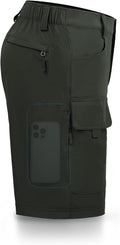 Hiauspor Men's Hiking Cargo Shorts 9in/10in Quick Dry Lightweight