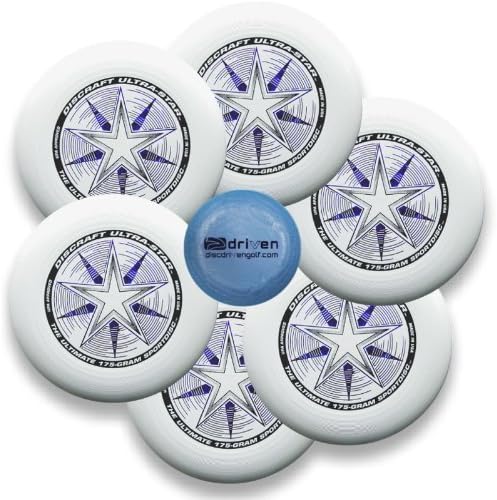 Discraft Ultra Star 175g - Set of 6 White Ultimate Discs