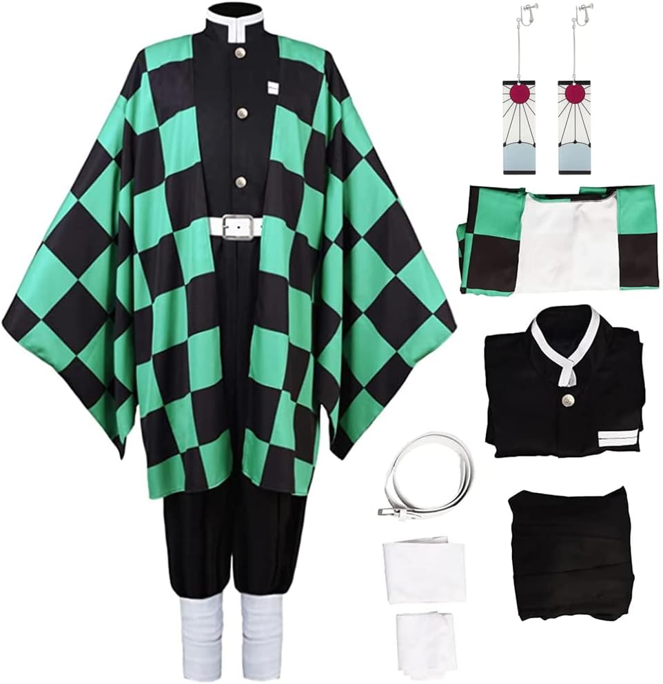 Moalioi Anime Cosplay Costume Kimono Set for Halloween Fun