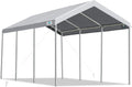 ADVANCE OUTDOOR 10x20 ft Heavy Duty Carport - Adjustable 9.5 to 11 ft