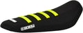 All Black Seat Cover with Neon Yellow Ribs - Enjoy Mfg for Sur Ron