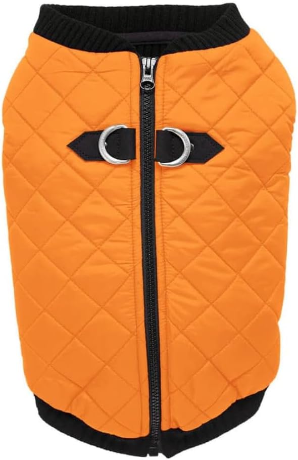 Gooby Fashion Vest Dog Jacket - Warm Zip Up Bomber for Dogs