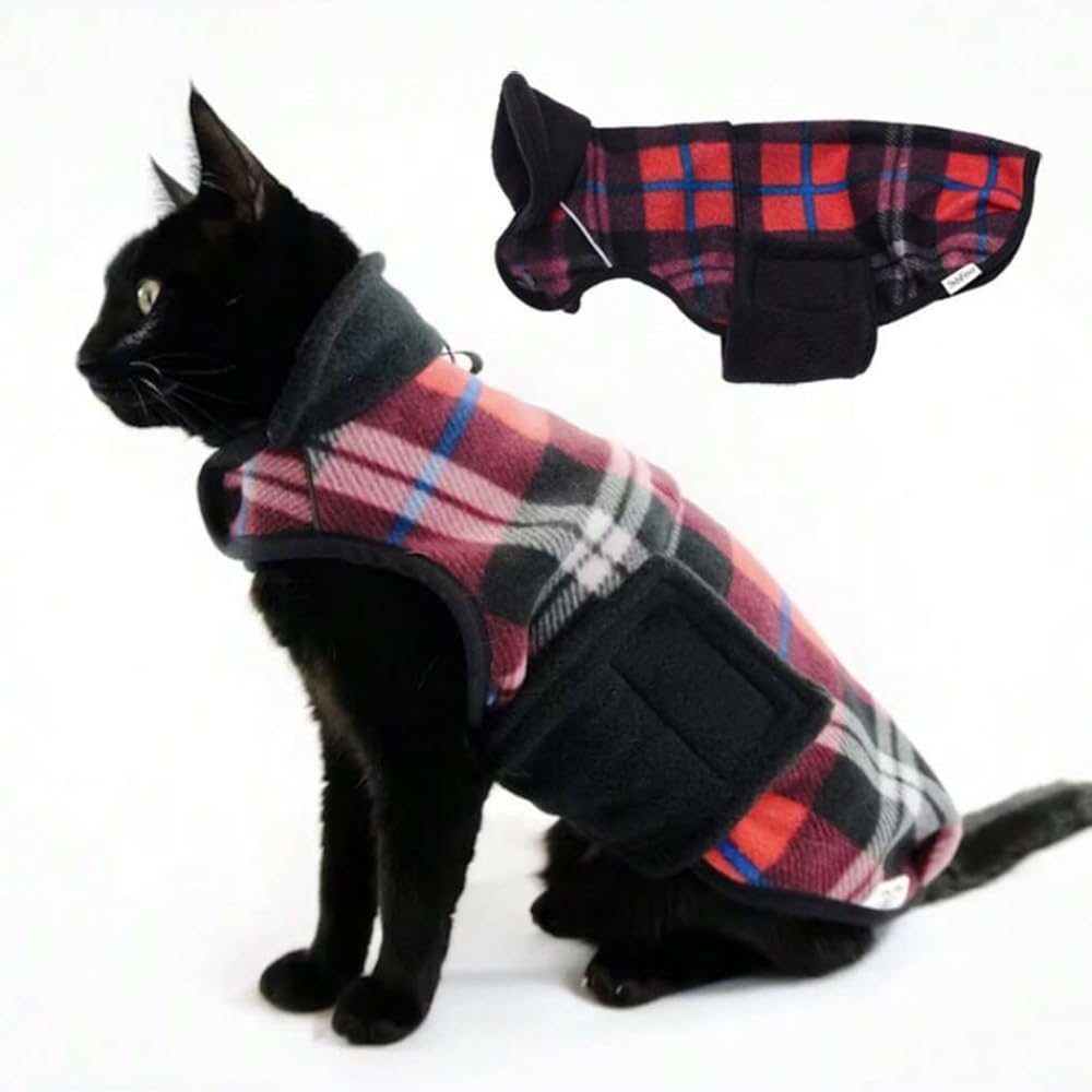 SNIXFEVER: Windproof Sphynx Cat Jacket for Fall/Winter