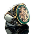 Silver Seal Of Solomon Ring - Handmade 925k Sterling Signet