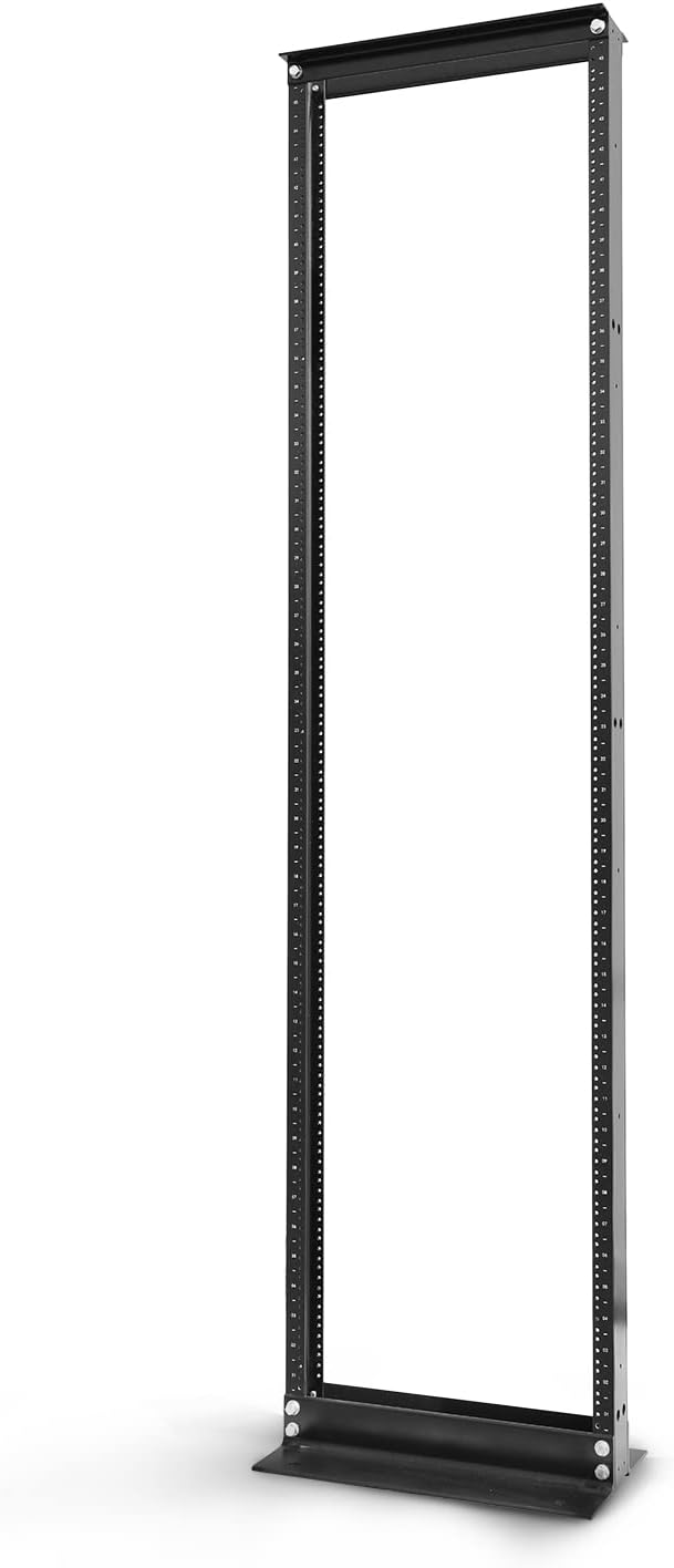 45U 7FT 2 Post Open Frame IT Network Server Relay Rack