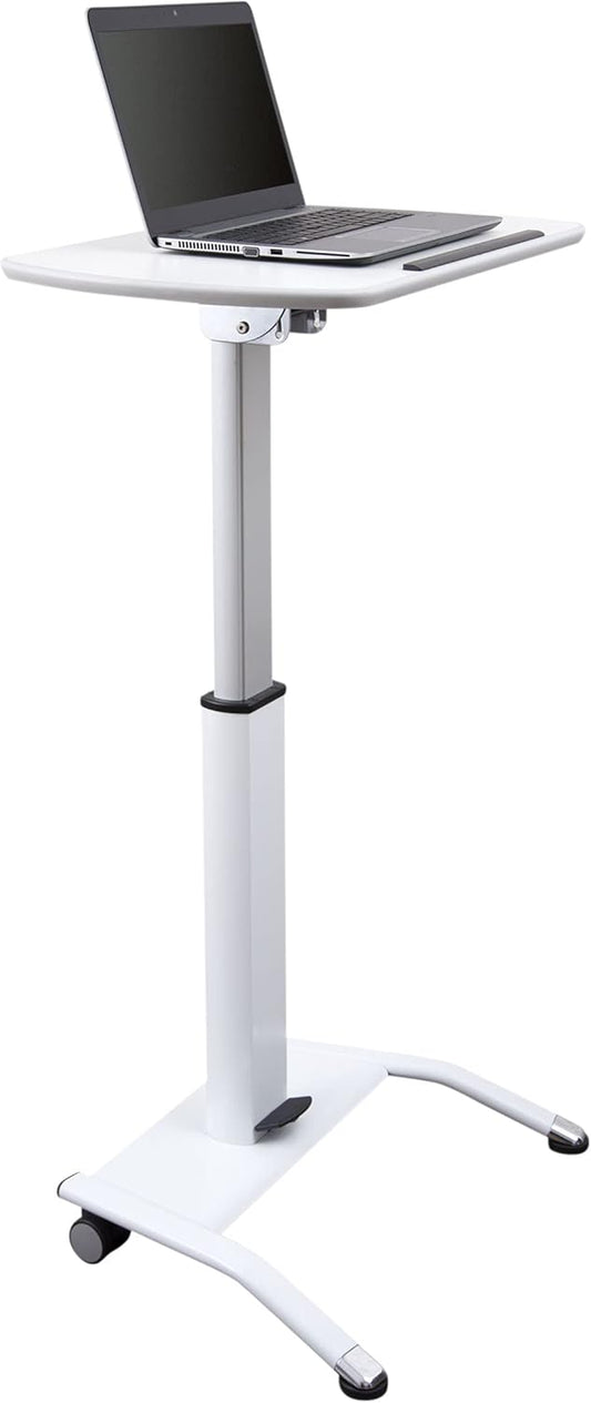 Pneumatic Adjustable Laptop Podium - Ideal Standing Solution
