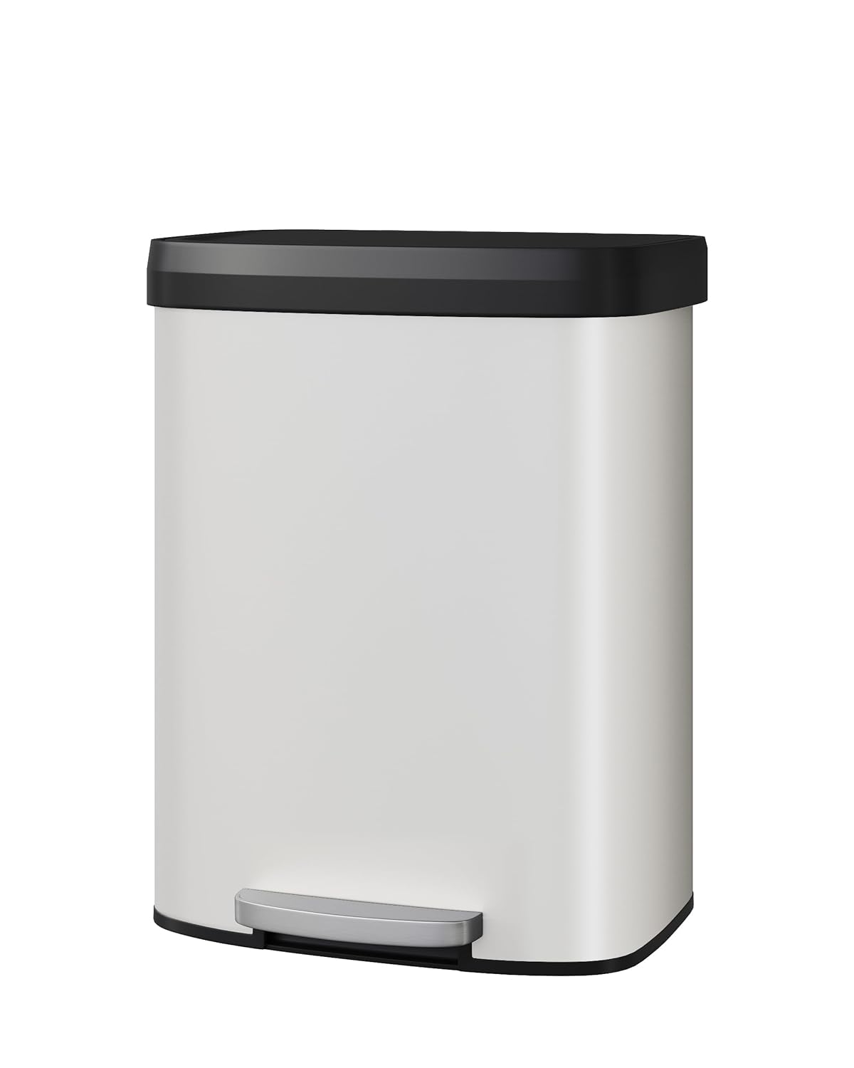 Garvee 16 Gallon Metal Trash Can with Lid for Kitchen Use