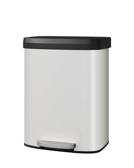 Garvee 16 Gallon Metal Trash Can with Lid for Kitchen Use