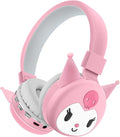 Pink Kids Bluetooth Headphones - Noise Cancelling & Wireless Fun!