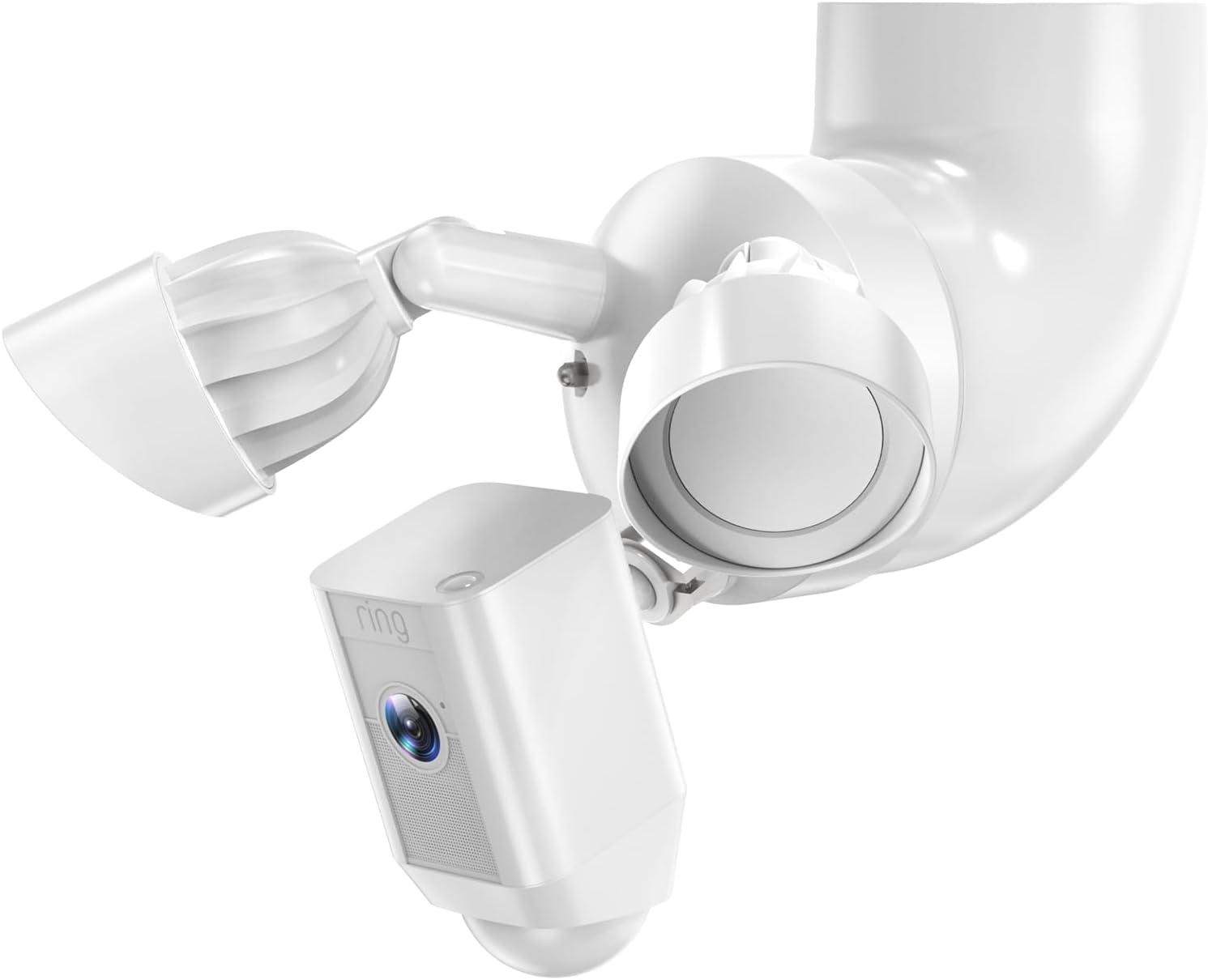 Adjustable Wall Mount for Floodlight Cameras - White