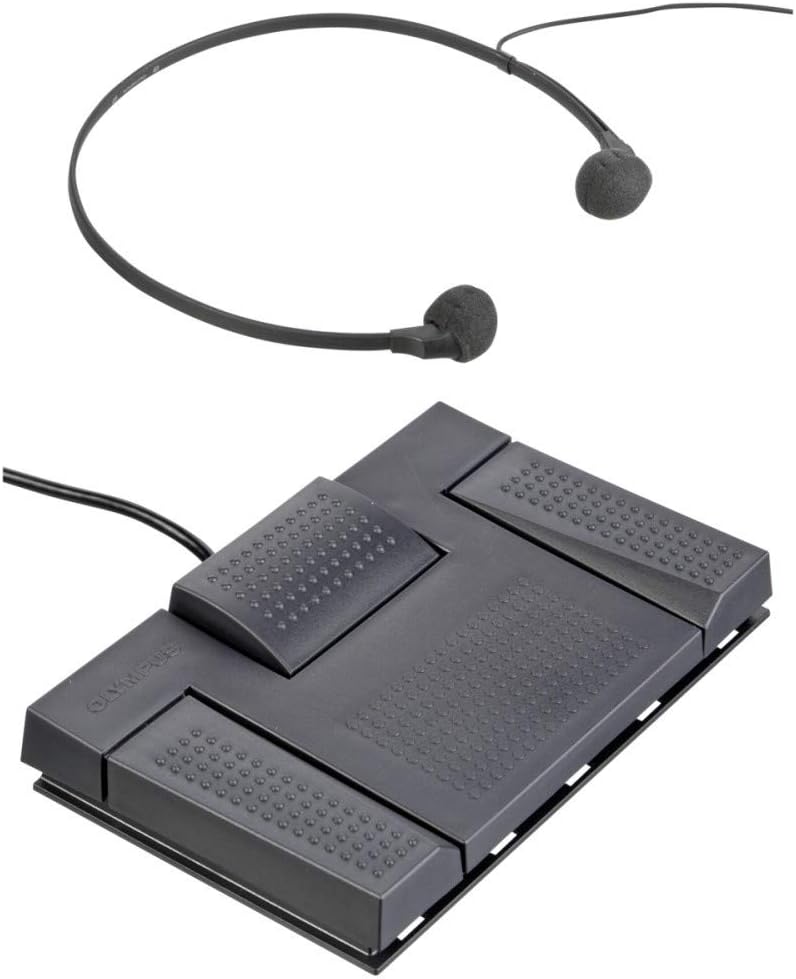 Olympus AS-2400-U1 Transcription Kit with Foot Control and Headset
