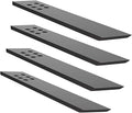 Countertop Support Bracket 4 Pack 12in Lx 2.5in W Hidden Black - Heavy