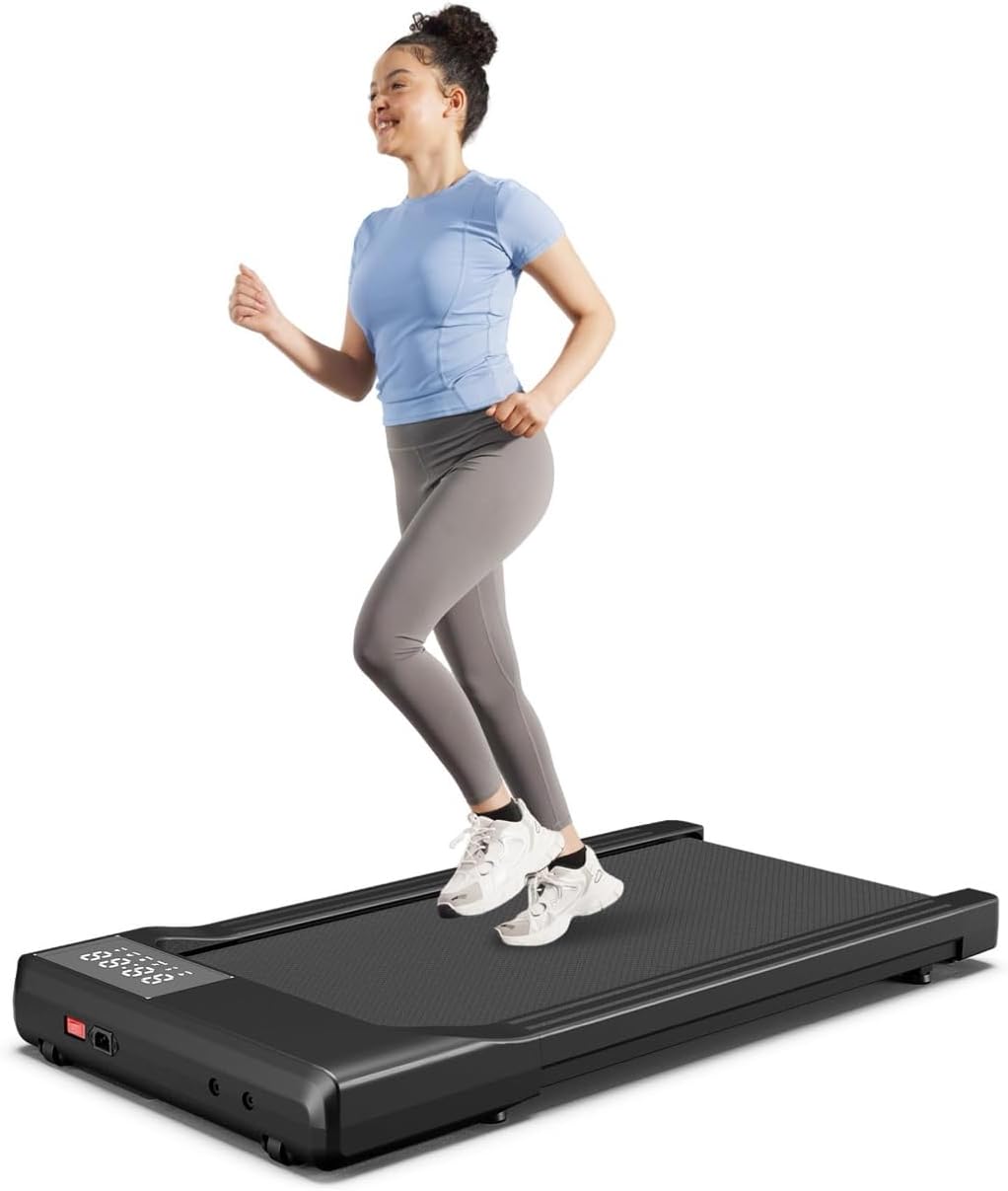 DeerRun 2025 Upgrade Walking Pad: Smart Under Desk Treadmill