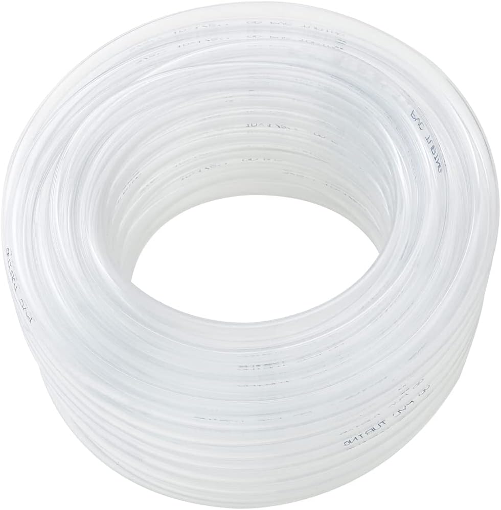 DAVCO 5/8 inch ID x 50ft Clear Vinyl Tubing for Versatile Use