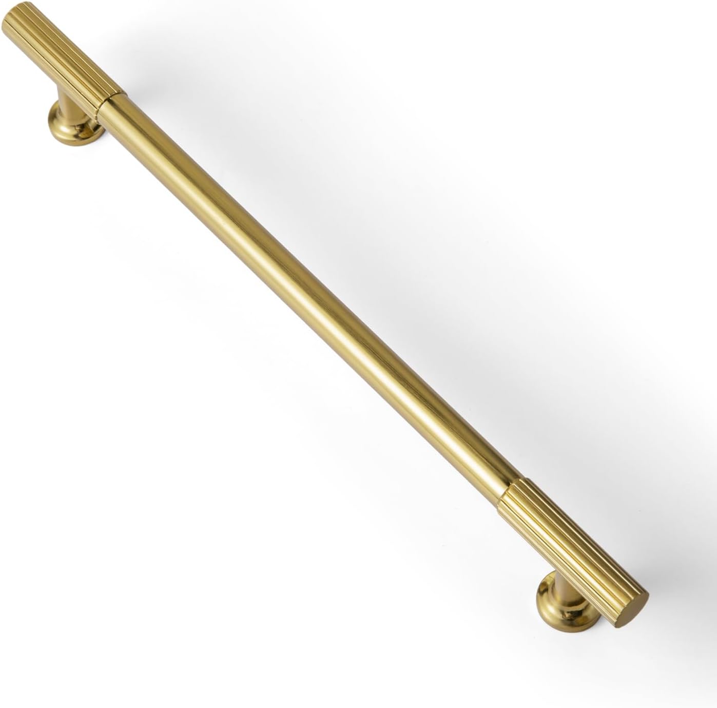 Goo-Ki Brushed Gold Zinc Alloy Cabinet Handles - 6 Pack