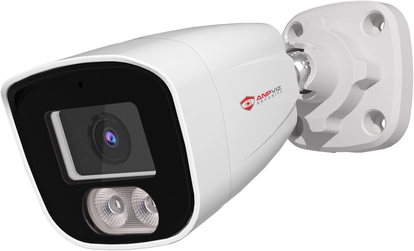 4MP PoE IP Bullet Camera with Microphone for Indoor Outdoor Use