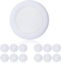 12Pack Surface Mount LED Ceiling Light 6 in Low Profile - Dimmable