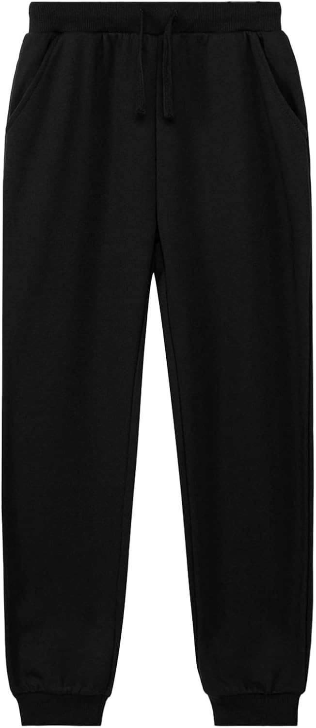 UNACOO Kids Fleece Sweatpants for Boys and Girls Age 3-12
