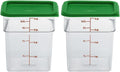 Cambro Food Storage Container with Lid - 4 QT Square Pack