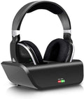 Wireless TV Headphones Over Ear Headsets - Low-Latency RF Range