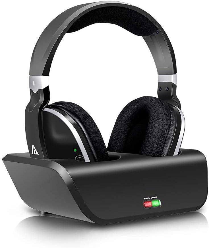 MONODEAL Wireless TV Headphones: 100ft Range, 20H Battery