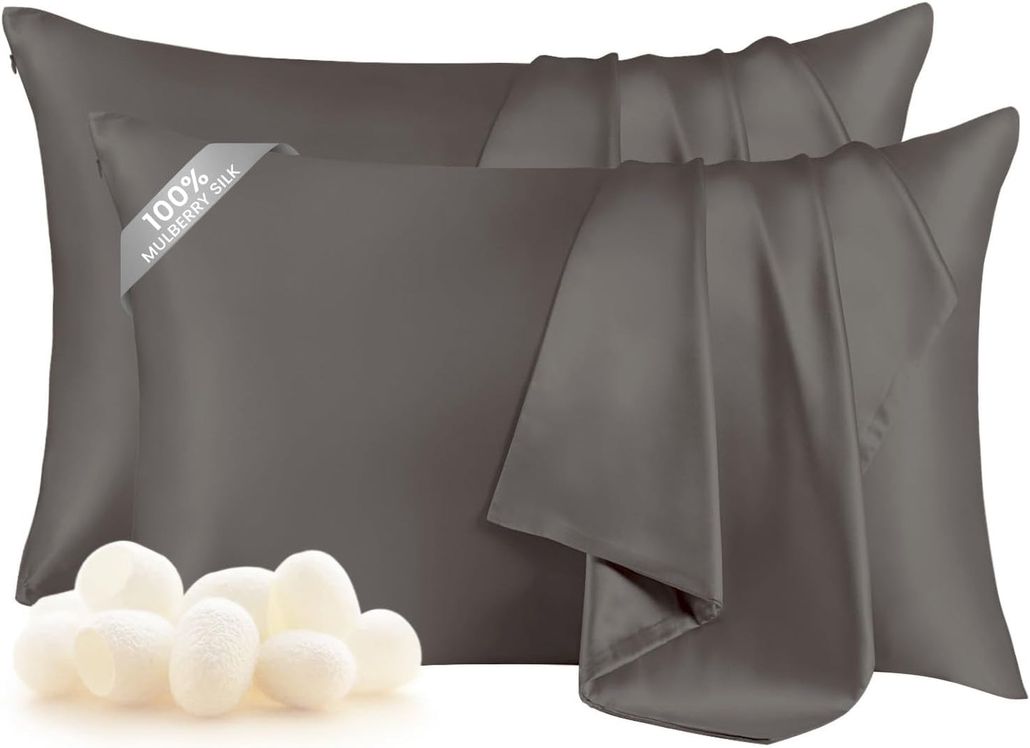 Luxurious 100% Mulberry Silk Pillowcases for Hair and Skin