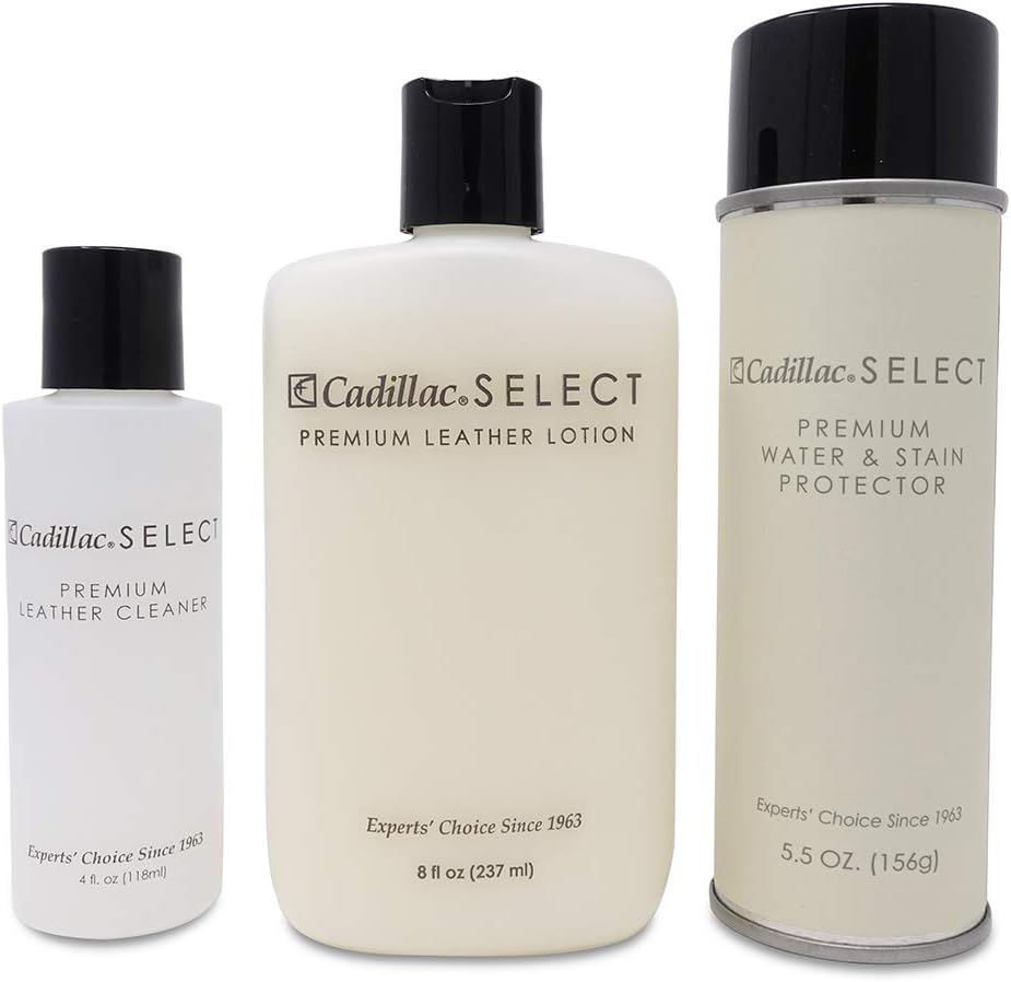 Cadillac Leather Care Kit - Clean, Condition, Protect