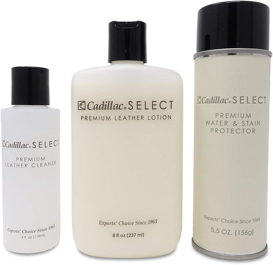 Cadillac Leather Care Kit - Clean, Condition, Protect