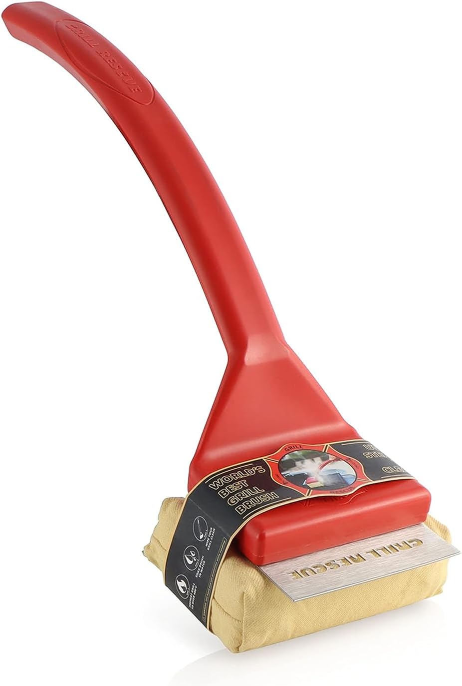 Grill Rescue BBQ Replaceable Cleaning Head for Safe Grilling