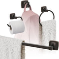 Stature Oil Rubbed Bronze 24 in Towel Bar Set - Complete Bath Hardware