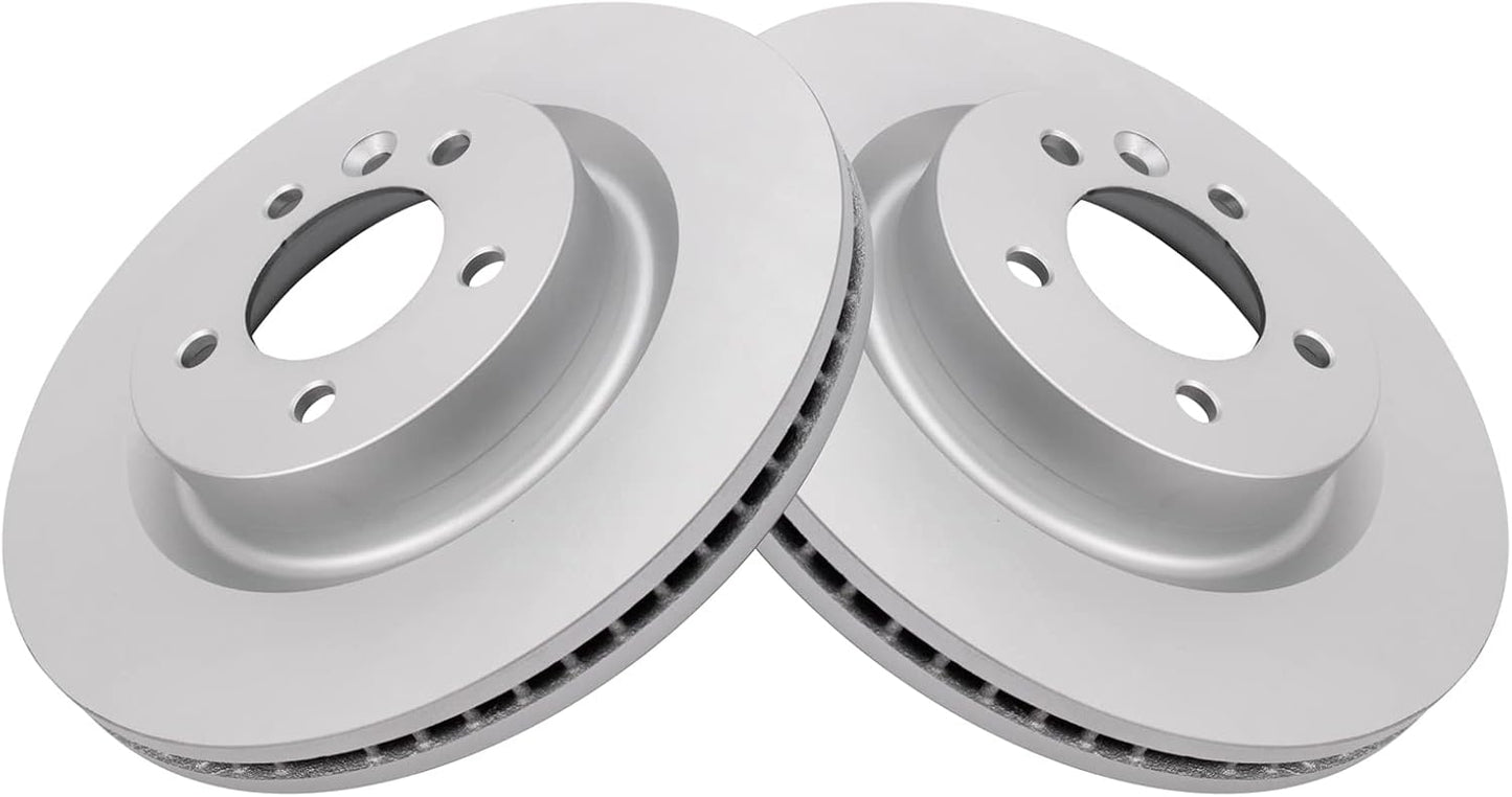 Premium G-Coated Front Brake Rotors Set for Land Rover Vehicles