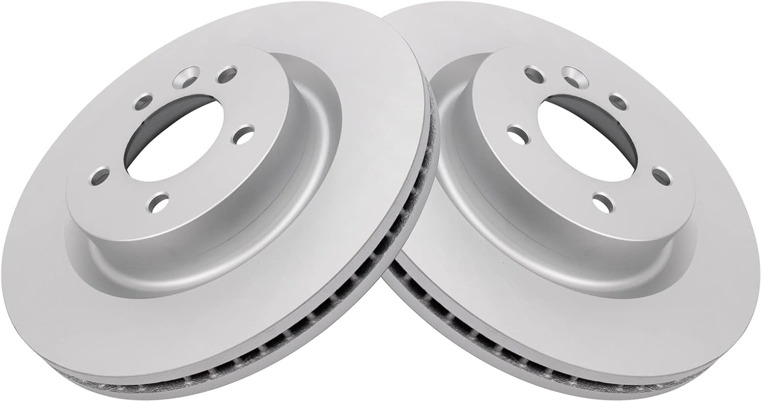 Premium G-Coated Front Brake Rotors Set for Land Rover Vehicles