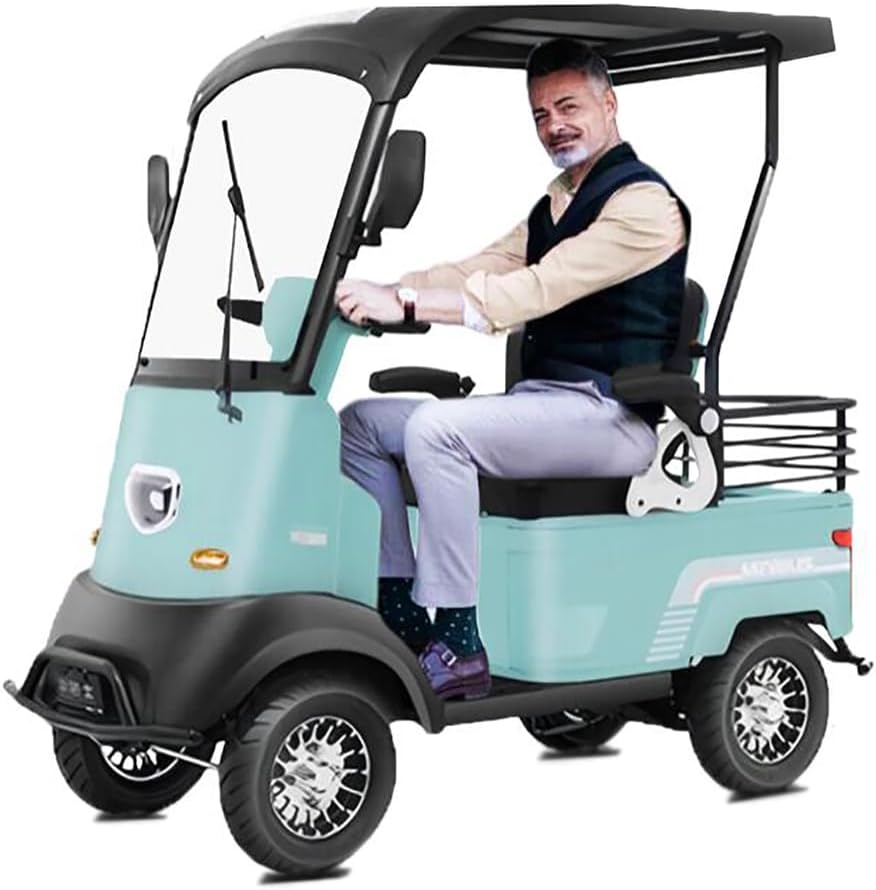 Electric Golf Cart with XL Storage & Suspension