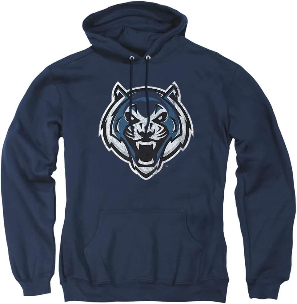 Official Collegiate Distressed Logo Hoodie for Everyday Wear