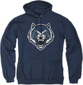 LOGOVISION Collegiate Distressed Primary Logo Pullover Hoodie LINCOLN