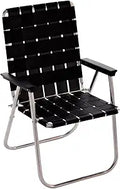Lawn Chair USA Outdoor Folding Lawn Chair - Classic Black