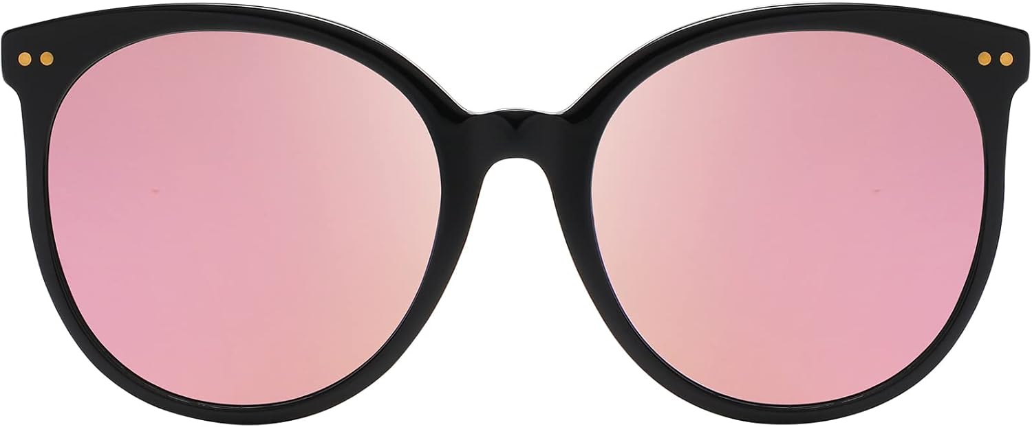 Oversized Polarized Sunglasses for Women - Trendy Retro Shades