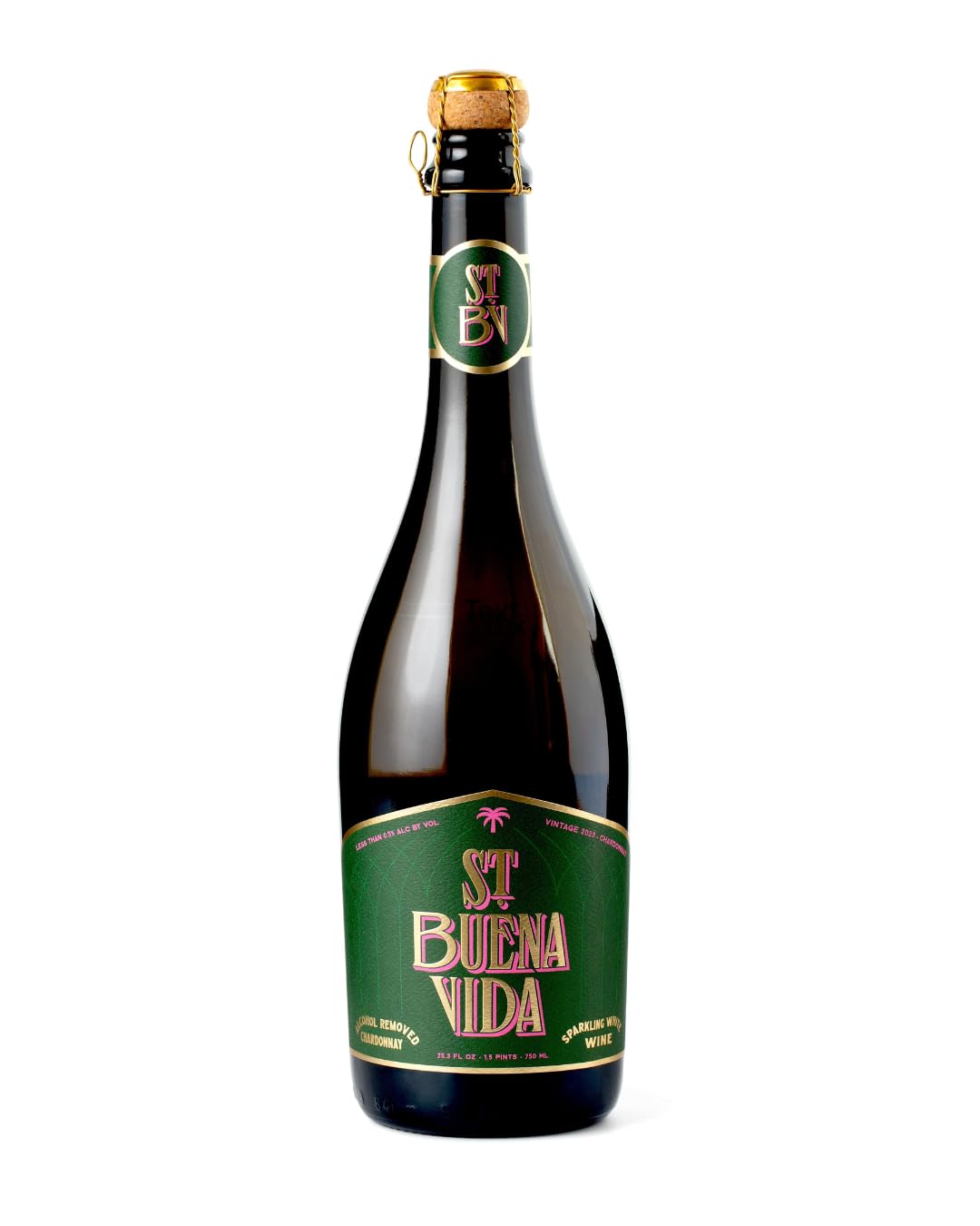 St. Buena Vida Sparkling White Wine - Non-Alcoholic Chardonnay