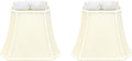 Square Cut Corner Bell Lamp Shade 8 x 14 x 11.25 in - Classic Linen