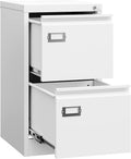 Letaya 2 Drawer File Cabinet with Lock - Durable Metal Filing for Home