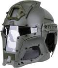 Tactical Military Ballistic Helmet with NVG Shroud - Full Face