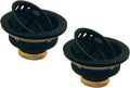 Westbrass D2145-62 3-1/2 in Post Style Large Sink Strainer - Matte
