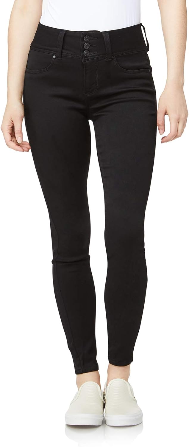 WallFlower Women's Sassy Skinny High-Rise Jeans for All Sizes