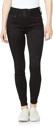 WallFlower Women's Sassy Skinny High-Rise Jeans for Every Body