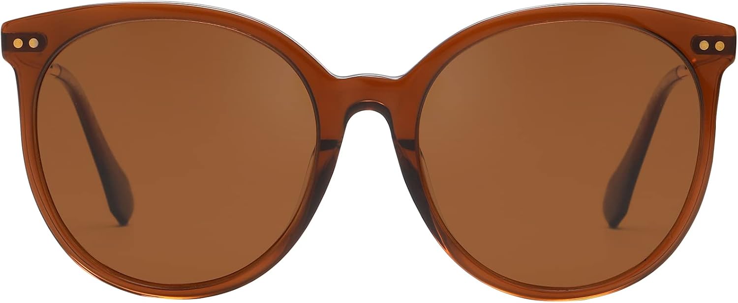 DUCO Oversized Polarized Sunglasses for Women with UV400 Protection