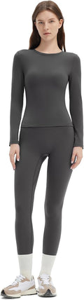 Women 2 Piece Workout Set with Tummy Control Leggings - Comfortable
