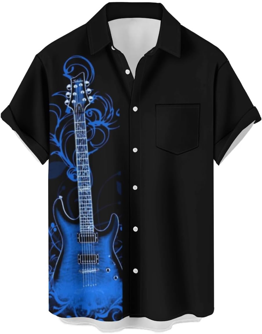 Hawaiian Bowling Music Shirts - Ecosunny Cool Style