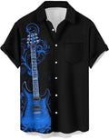 Music-Inspired Hawaiian Shirt for Men